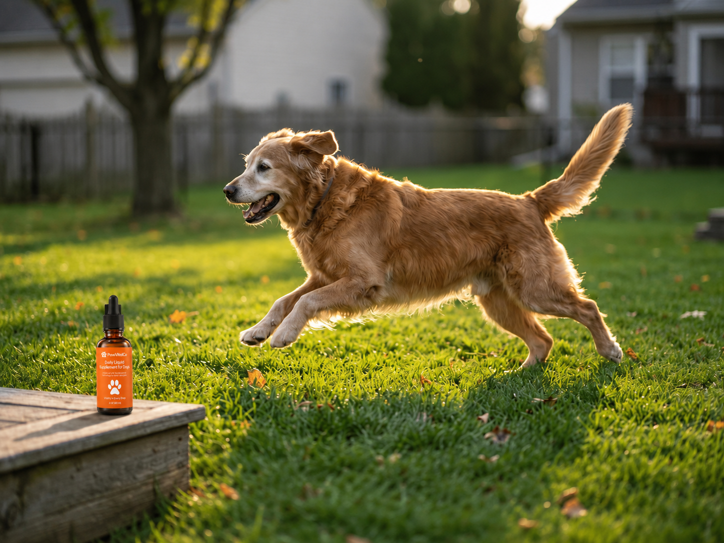 Dog with its owner